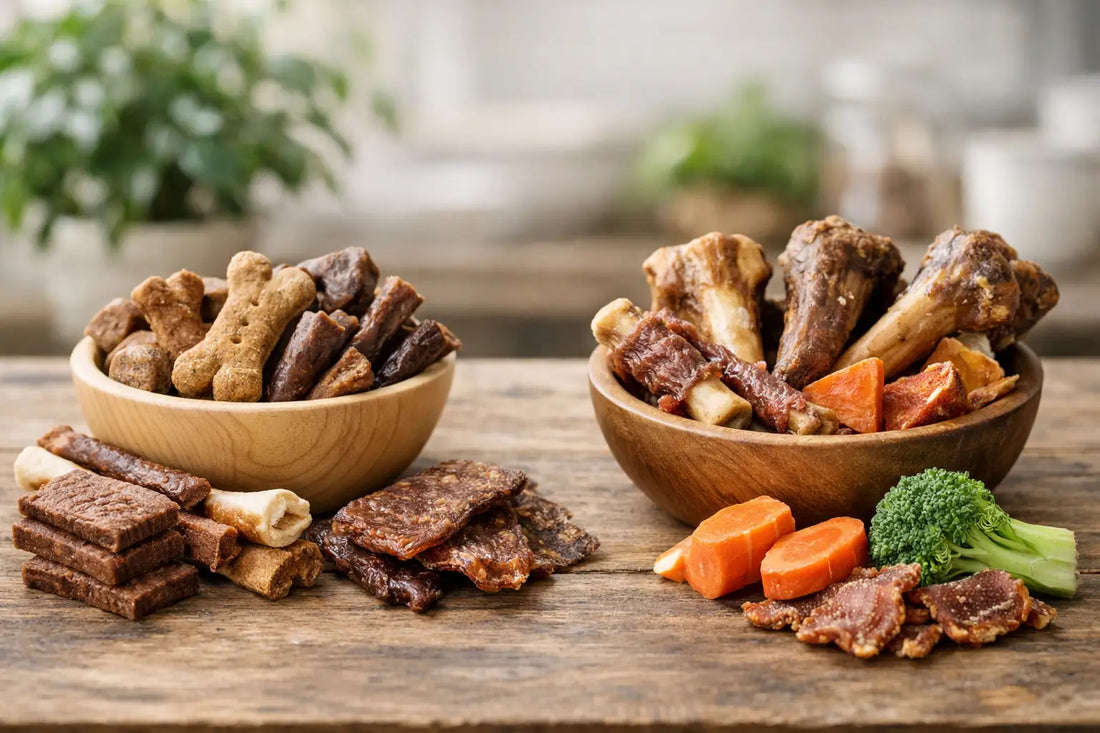 Hondensnacks graanvrij of natuurlijk?