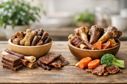 Hondensnacks graanvrij of natuurlijk?