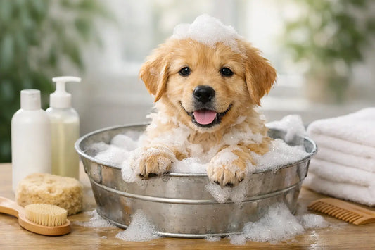 Beste shampoo voor puppy: zo kies je goed