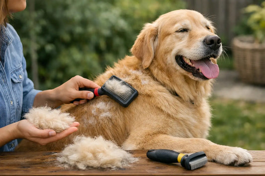 Vachtverzorging bij ruiende hond: zo help je