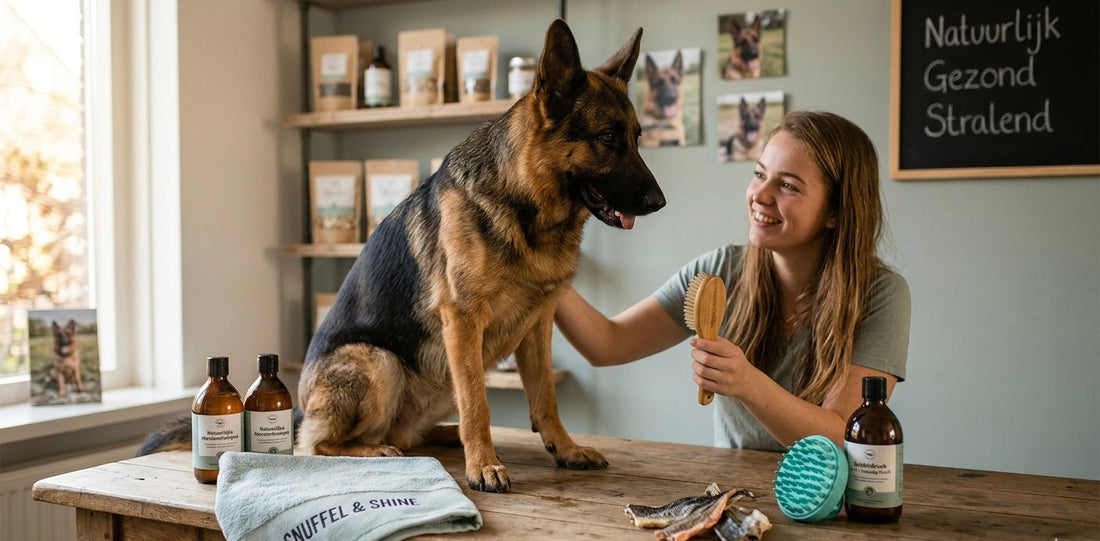 Waarom natuurlijke vachtverzorging het mooiste cadeau is voor jouw hond 🐾