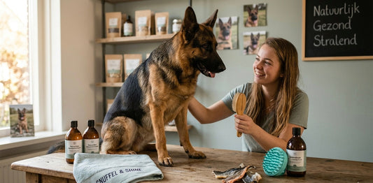 Waarom natuurlijke vachtverzorging het mooiste cadeau is voor jouw hond 🐾